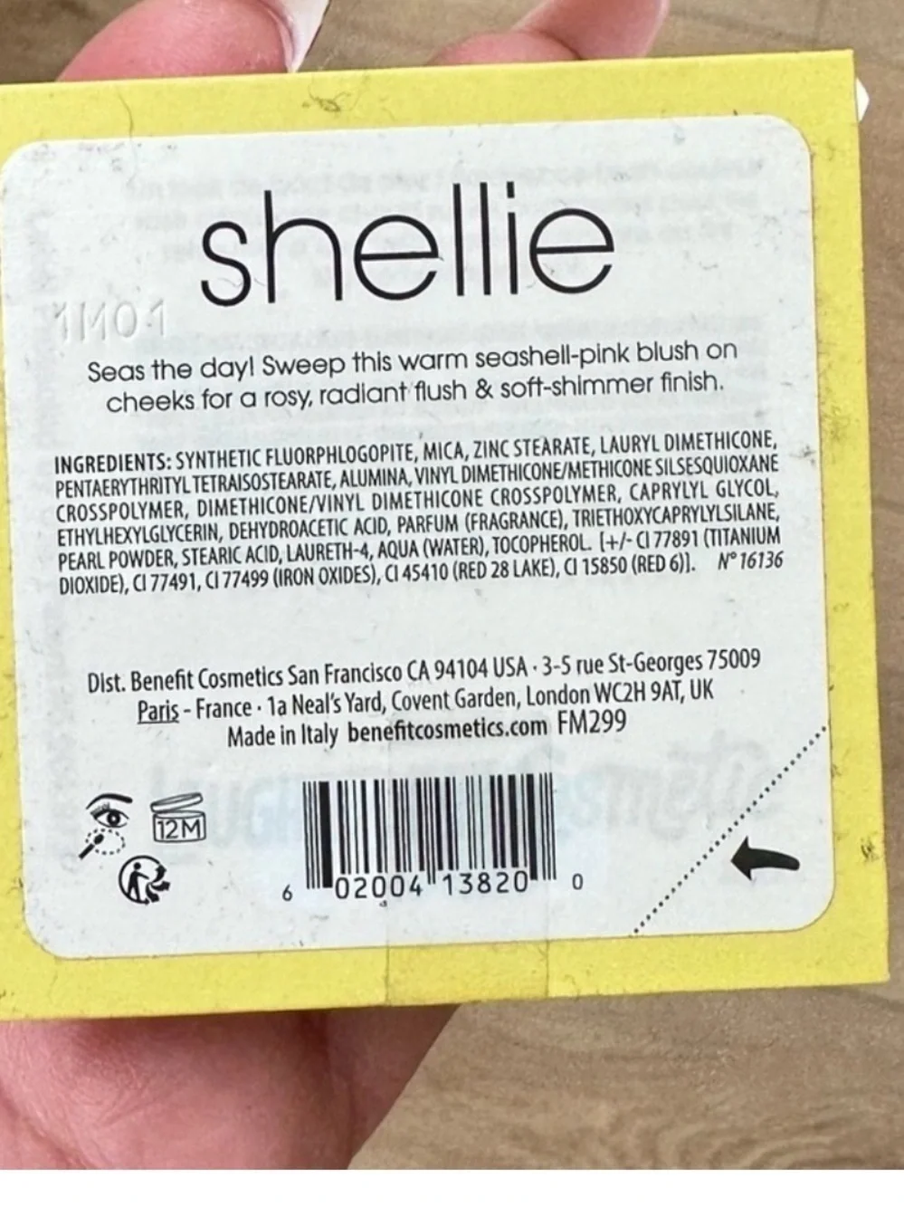 Benefit Shellie Powder Blush — Coral-Peach